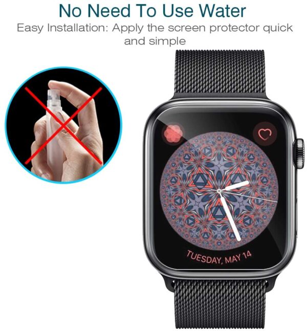 ⁦מגן מסך לשעון של אפל - Screen protector for apple watch⁩ – תמונה ⁦3⁩