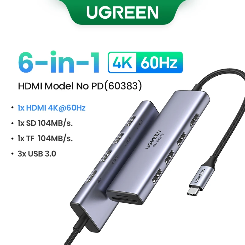 6-in-1 HDMI SDTF