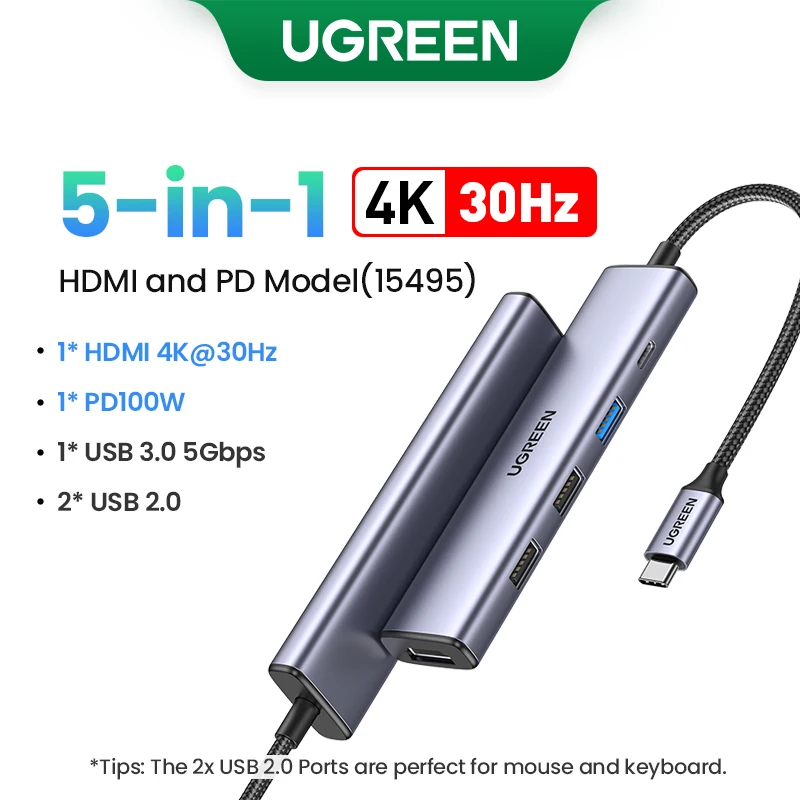 5-in-1 HDMI USB2.0