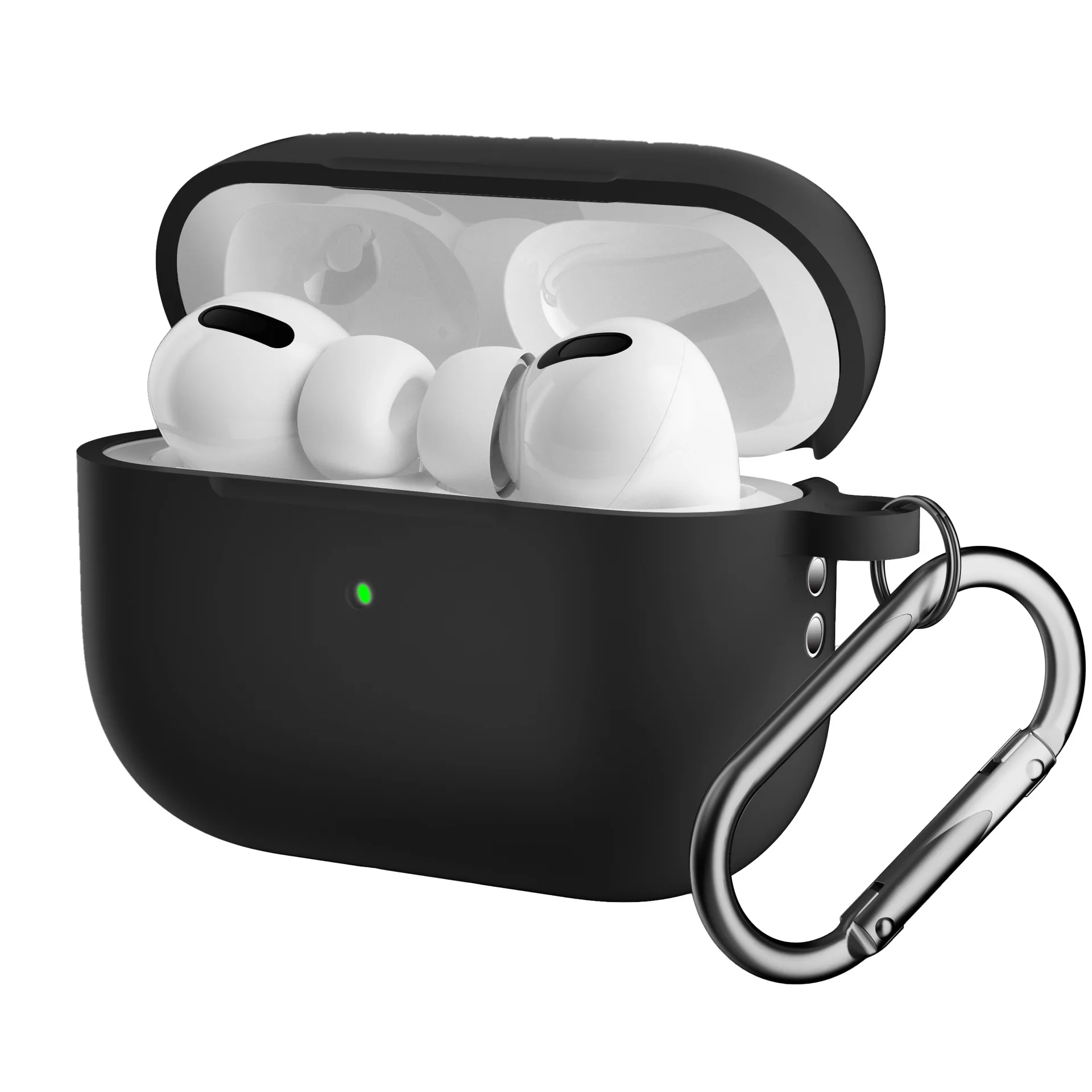 כיסוי סיליקון לאיירפודס 2 - AirPods Pro 2 Case with Keychain/Hand Strap