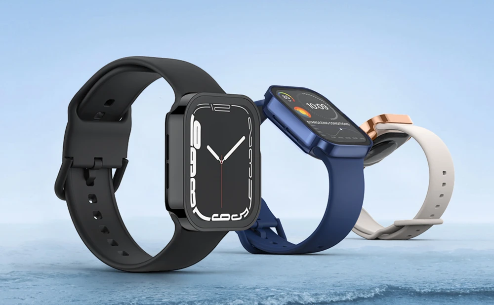 מגן זכוכית עבור שעון Apple Watch במגוון צבעים לכל הדגמים